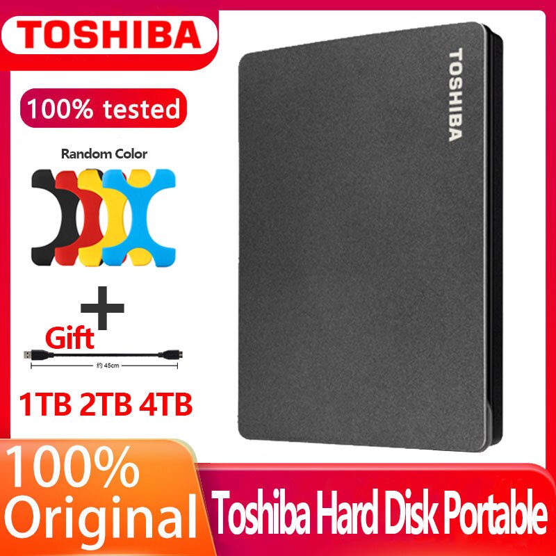Toshiba HDD HD 2.5 4 테라바이트 2 테라바이트 1 테라바이트 하드 디스크 USB 3.0 Canivo Gaming Mac 용 휴대용 외장 하드 드라이브 PlayStation Xbox One